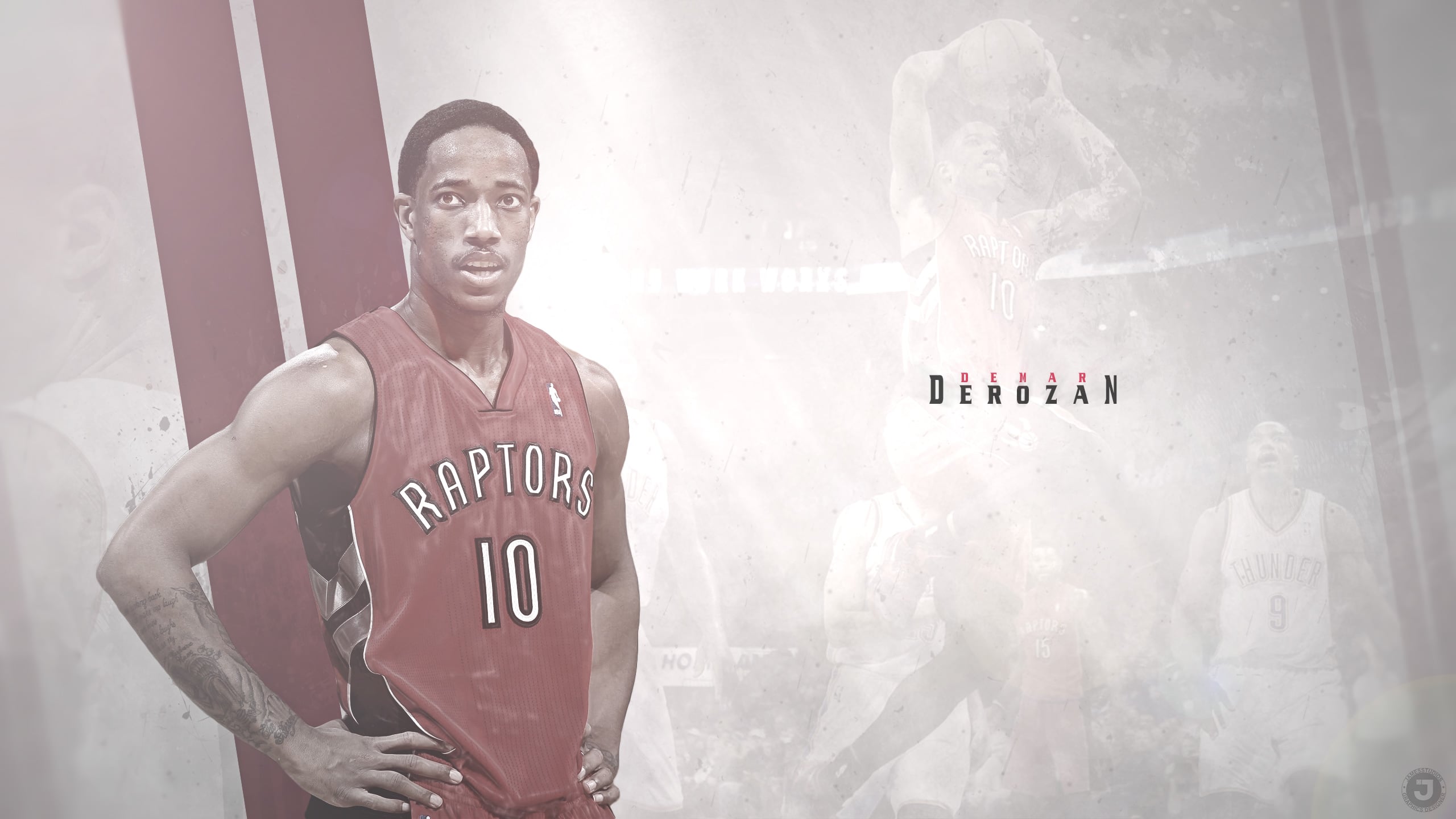 Demar Derozan High Resolution Wallpaper - Hd Demar Derozan Backgrounds , HD Wallpaper & Backgrounds