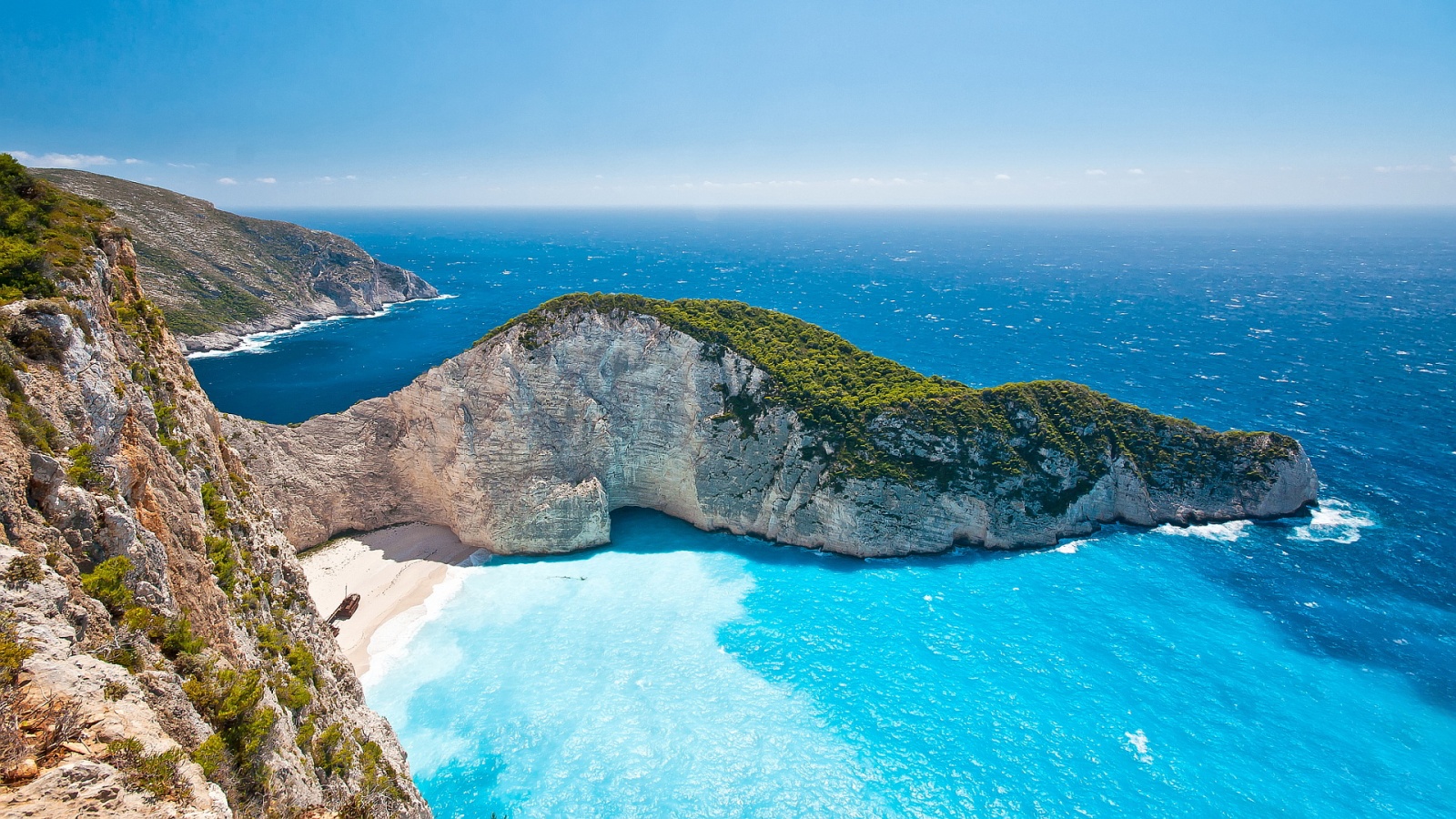 Beautiful Greece Wallpaper - Shipwreck Beach , HD Wallpaper & Backgrounds