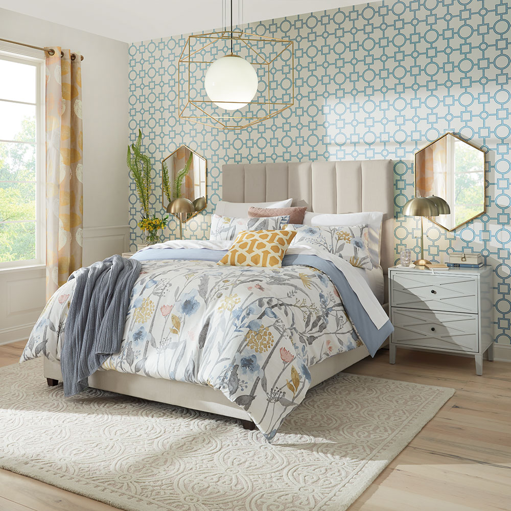 Master Bedroom Print Comforters , HD Wallpaper & Backgrounds