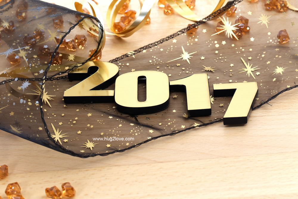 Happy New Year 2017 Wallpaper Free Download - Happy New Year 2018 3d , HD Wallpaper & Backgrounds