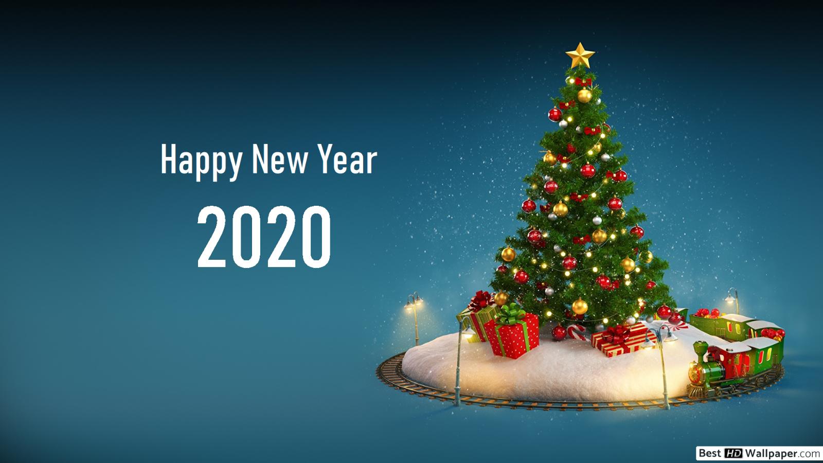 Happy New Year 2020 Hd , HD Wallpaper & Backgrounds