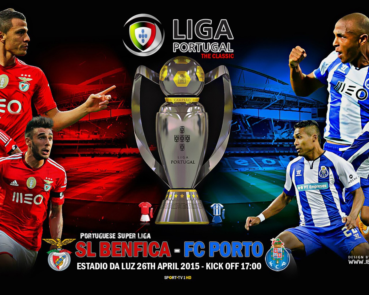 Sl Benfica Vs Fc Porto 2015 Liga Portugal Hd Wallpaper - Liga De Sl Benfica , HD Wallpaper & Backgrounds