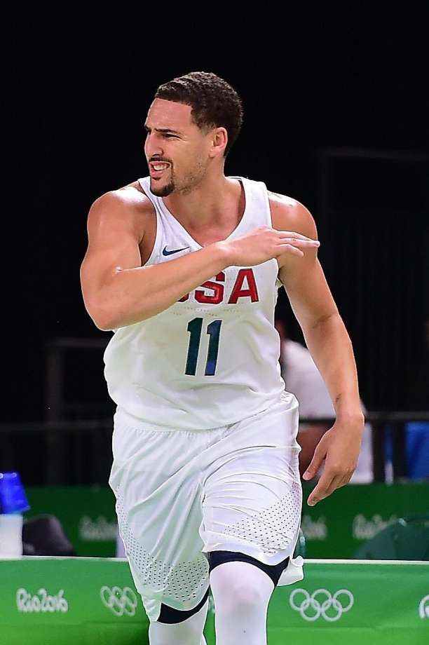 Klay Thompson Reacts During A Men’s Preliminary Round - Basketball Player , HD Wallpaper & Backgrounds