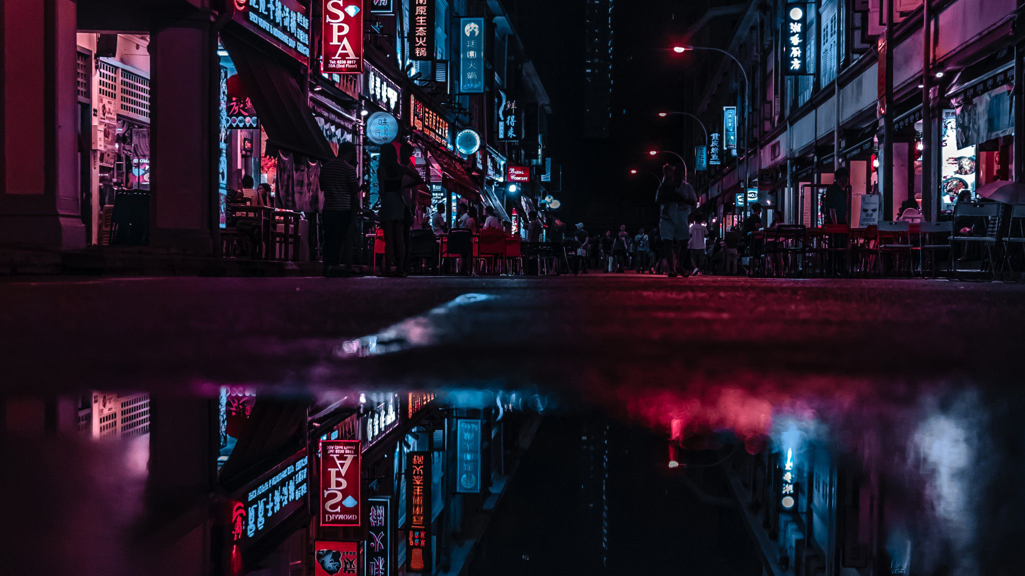 Neon City Wallpaper 4k , HD Wallpaper & Backgrounds