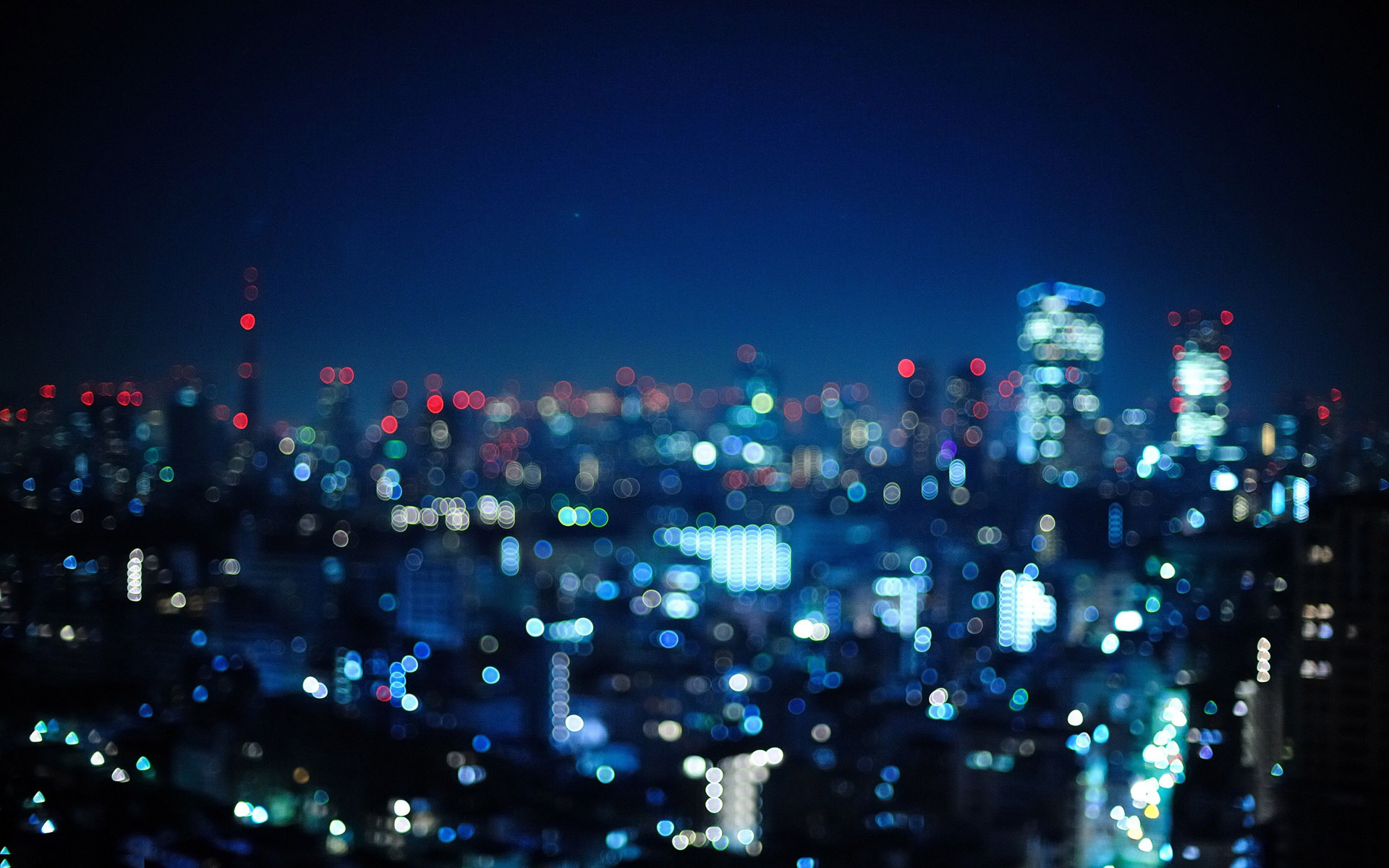 Blurry City Lights Wallpaper 14941 - Blurred City Lights Background , HD Wallpaper & Backgrounds