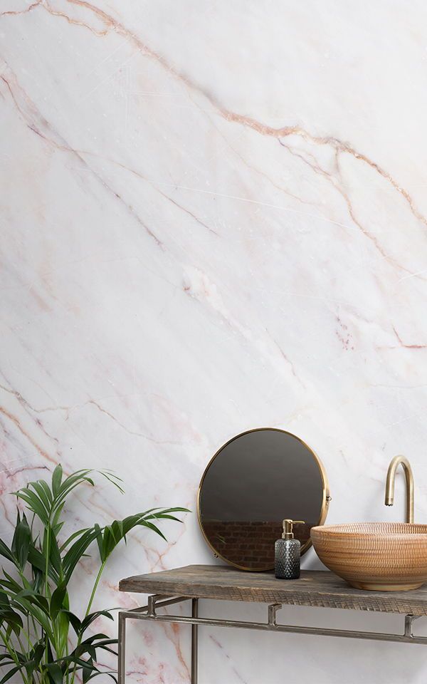 Bathroom Wallpaper Marble Effect , HD Wallpaper & Backgrounds