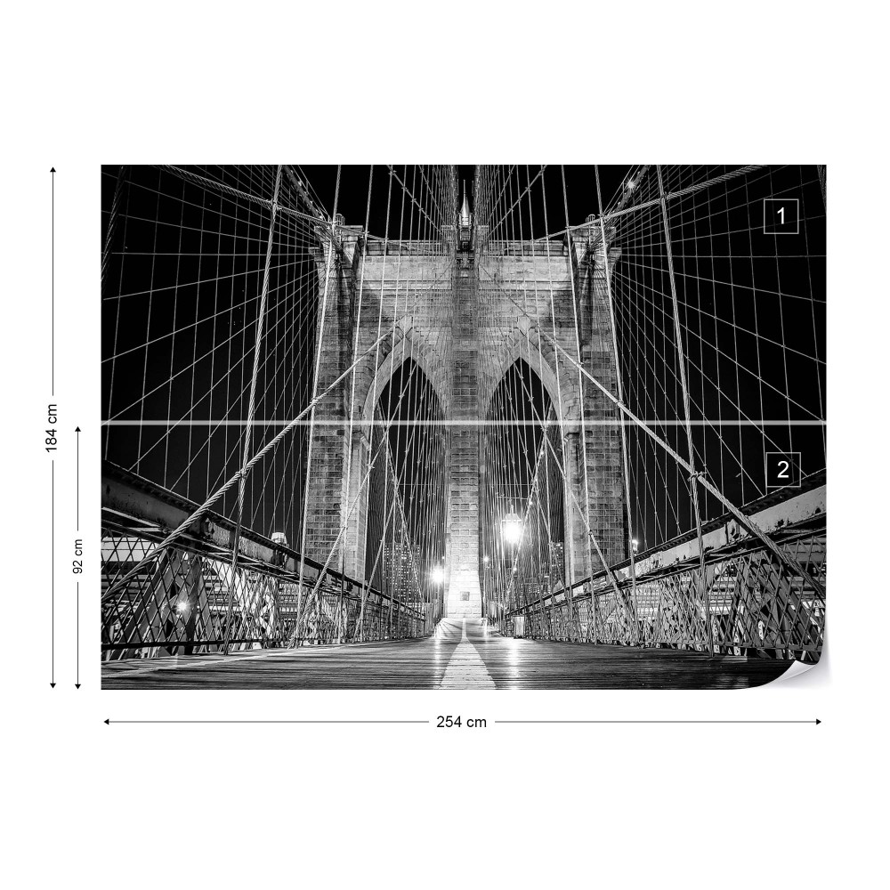Brooklyn Bridge New York Black And White - Brooklyn Bridge , HD Wallpaper & Backgrounds