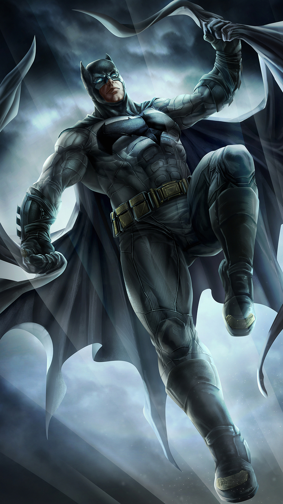 Hd Batman Mobile Wallpaper - Batman Comics Fan Art , HD Wallpaper & Backgrounds