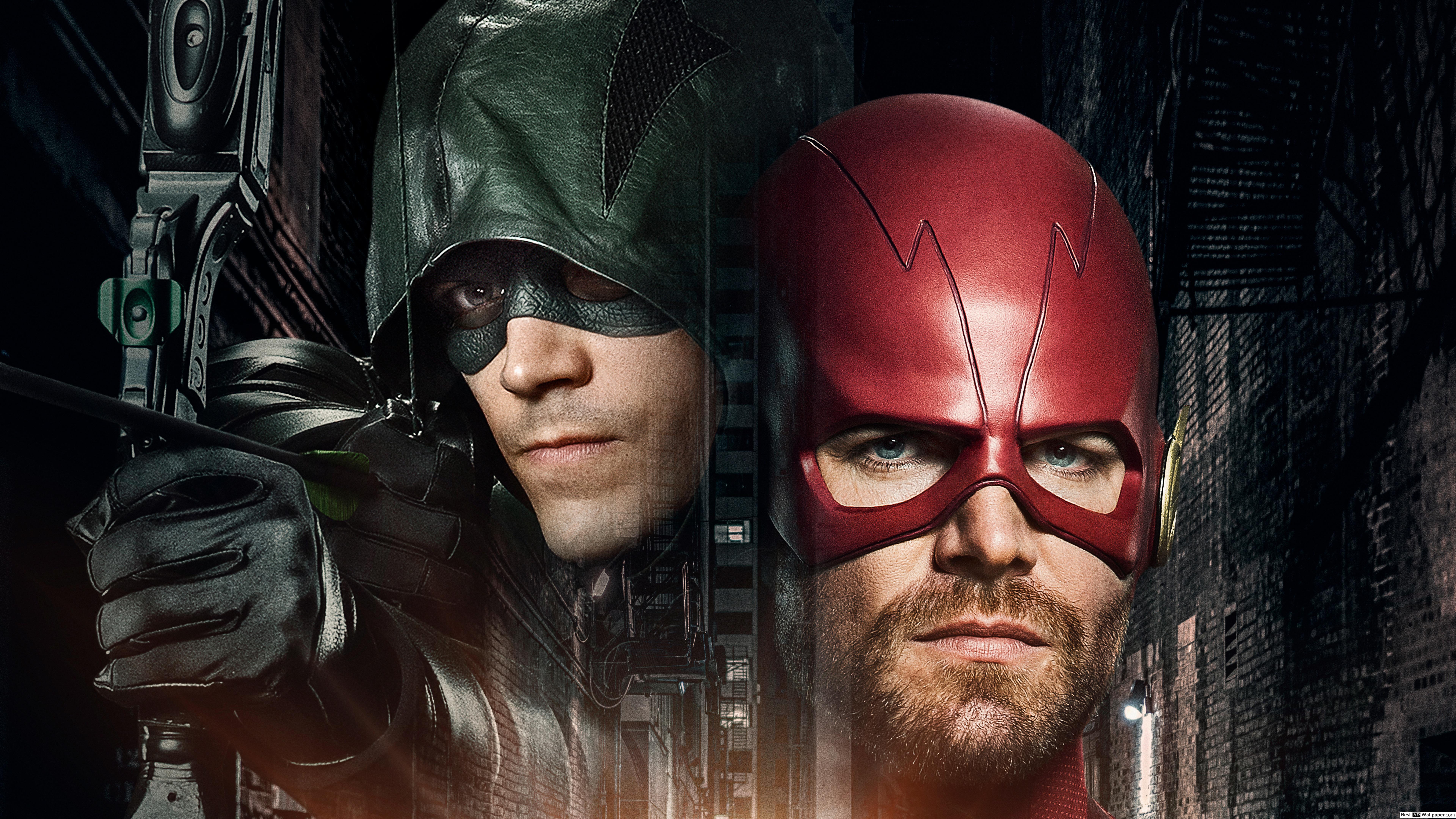 Arrow In Flash Costume , HD Wallpaper & Backgrounds