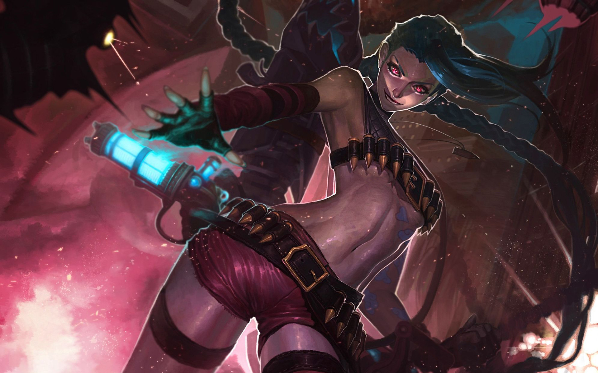 Jinx League Of Legends Wallpaper 18960 - League Of Legends Wallpaper Sexy , HD Wallpaper & Backgrounds