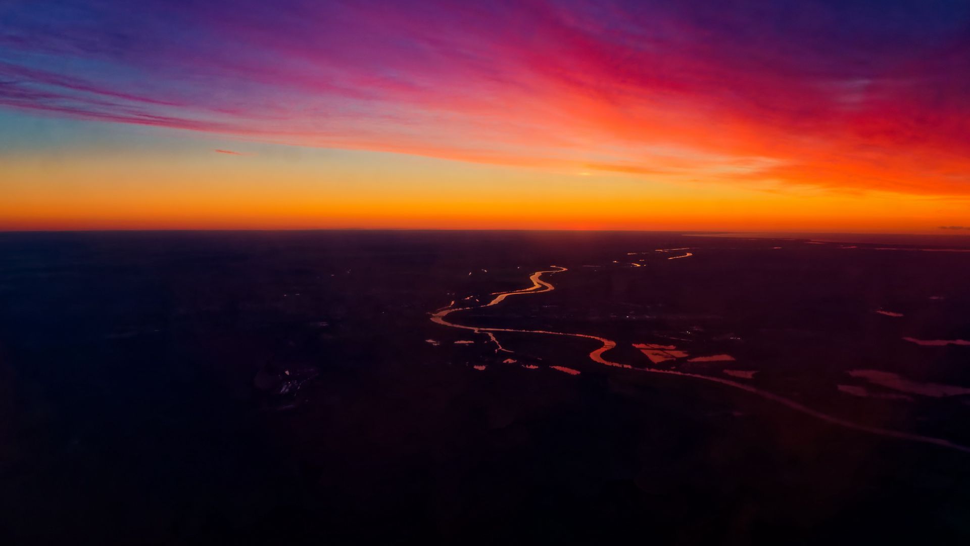 Wallpaper Sunset, Sky, Horizon - 1080p Horizon Wallpaper Hd , HD Wallpaper & Backgrounds