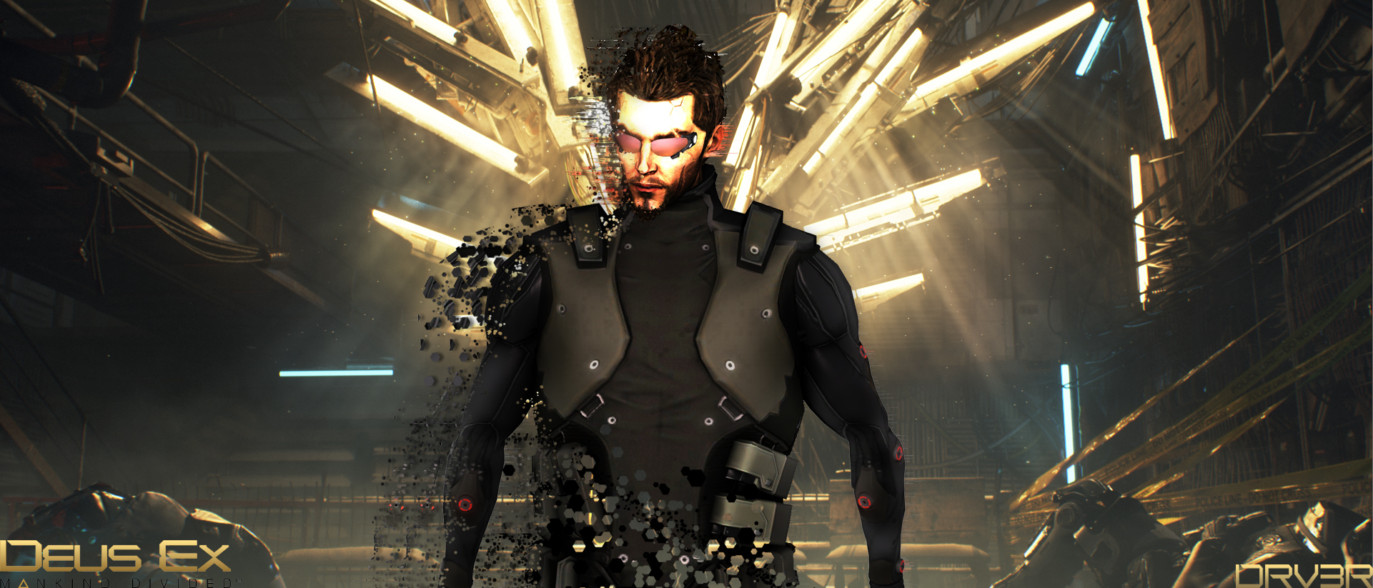 Deus Ex Mankind Divided P Hd Abstract Desktop Wallpaper - Deus Ex Mankind Divided Angel , HD Wallpaper & Backgrounds