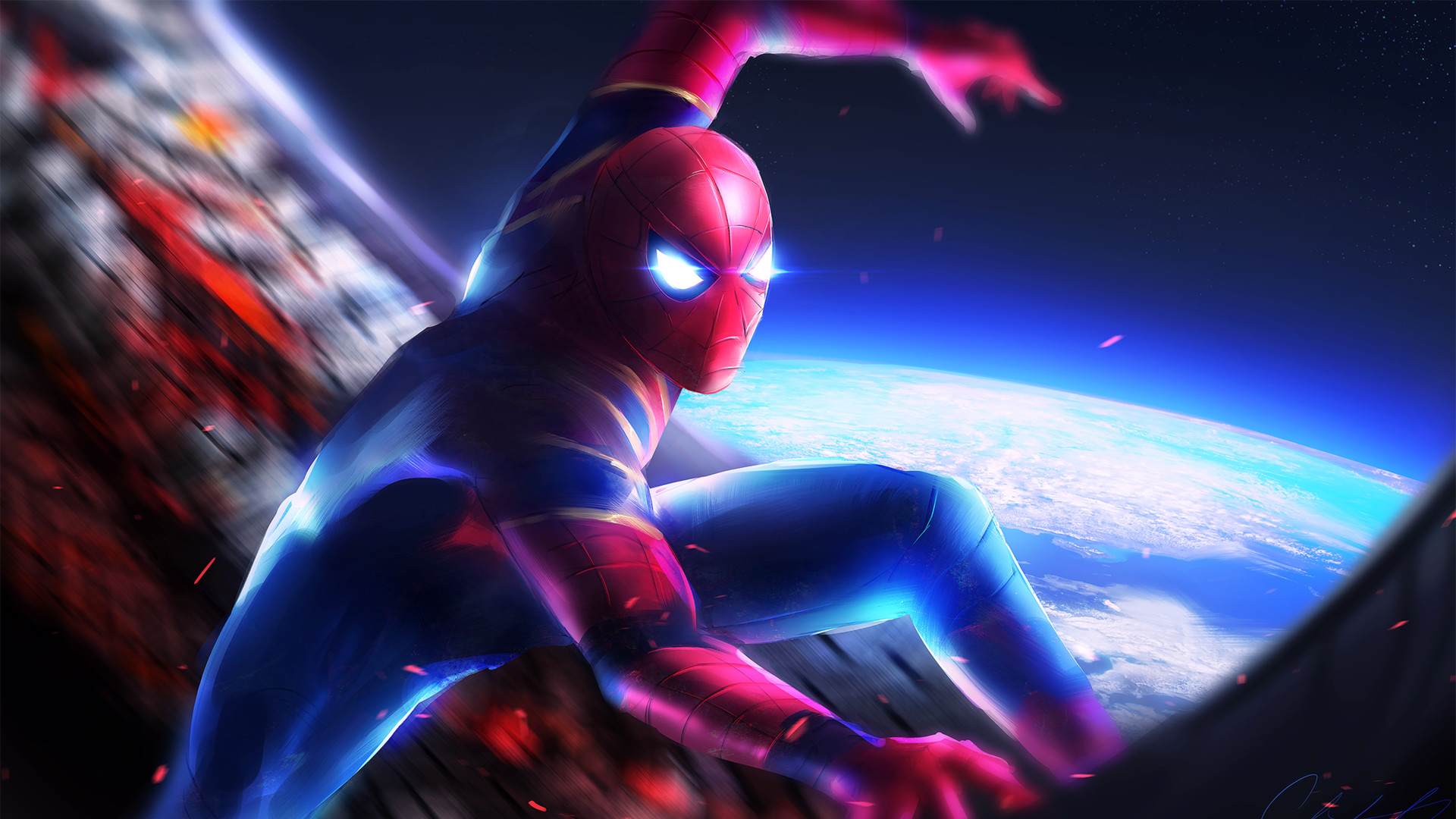 Hd Wallpaper Of Spiderman Infinity War , HD Wallpaper & Backgrounds
