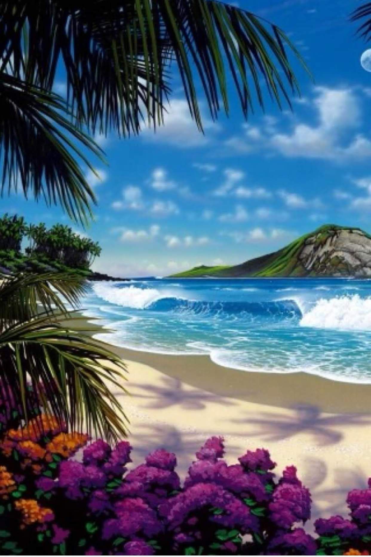 Hawaii Beach Wallpaper Iphone , HD Wallpaper & Backgrounds