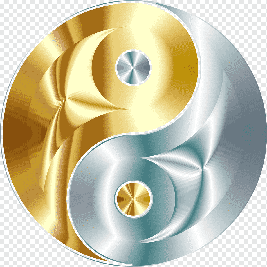 Yin And Yang Gold Silver Symbol, Yin Yang, Computer - Holy Family Catholic Church , HD Wallpaper & Backgrounds