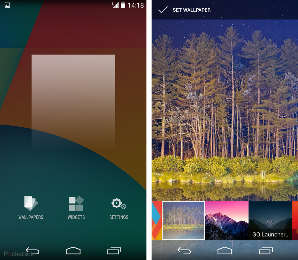 Android 4 4 Kitkat Review Image - Nexus 5 Forest , HD Wallpaper & Backgrounds