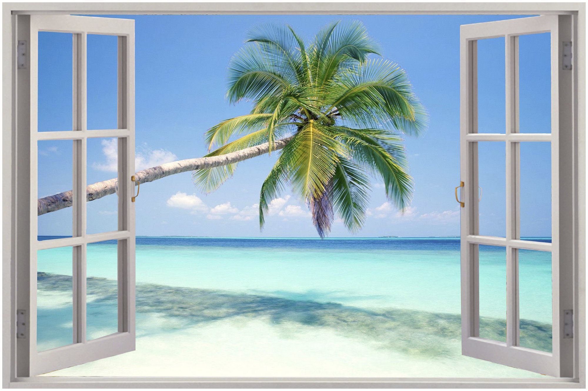 Window Wallpaper Film - Window On The Beach , HD Wallpaper & Backgrounds