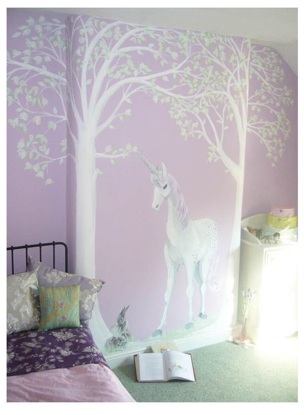 Girly Wallpapers For Bedrooms - Unicorn Wallpaper For Bedroom , HD Wallpaper & Backgrounds