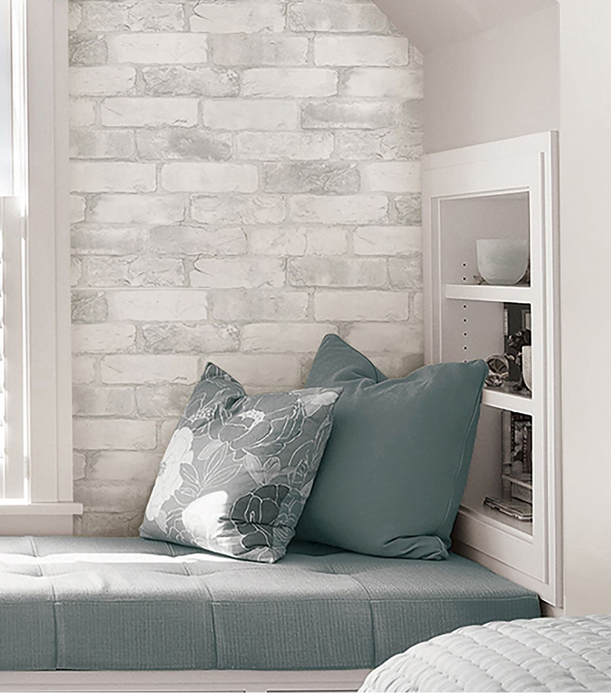 White Brick Wall Bedroom Ideas , HD Wallpaper & Backgrounds