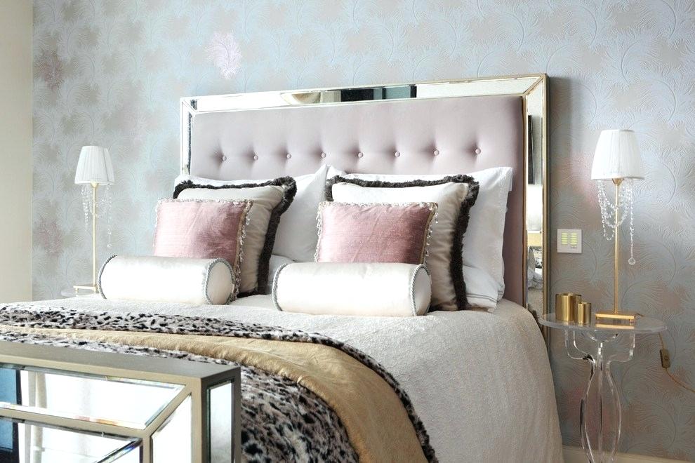 Pink And Grey Bedroom Wallpaper - Girly Bedroom Ideas For Adults , HD Wallpaper & Backgrounds