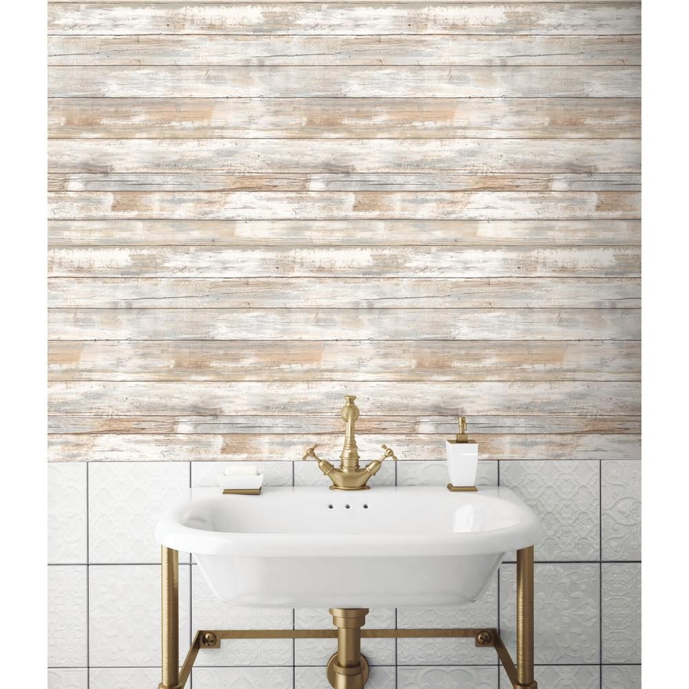 Peel And Stick Wallpaper Bathroom Ideas , HD Wallpaper & Backgrounds