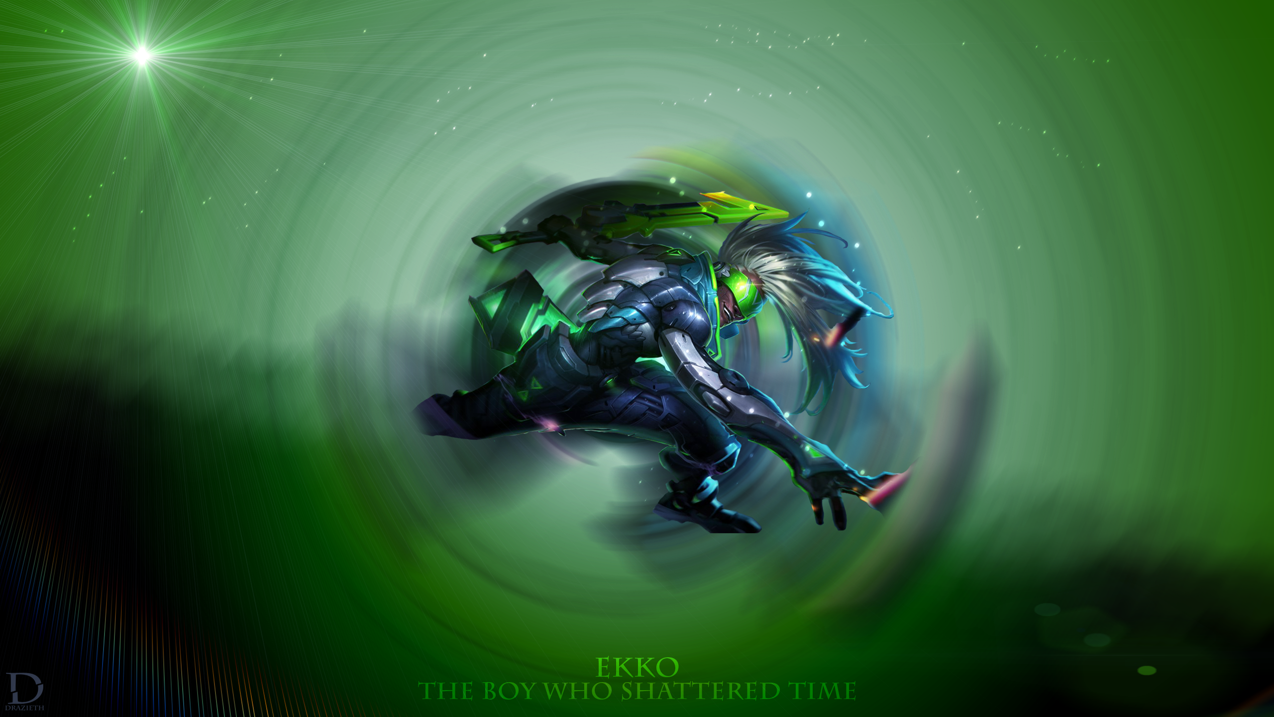 Project Ekko Wallpaper - Illustration , HD Wallpaper & Backgrounds