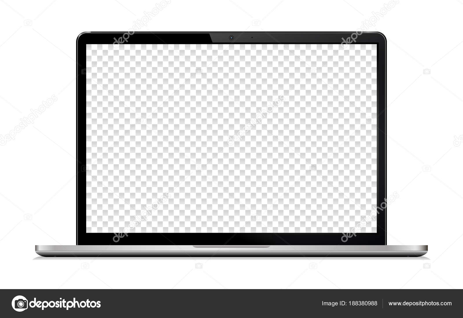 Laptop With Transparent Wallpaper Screen Isolated Stock - Pie Chart Png Transparent Black , HD Wallpaper & Backgrounds