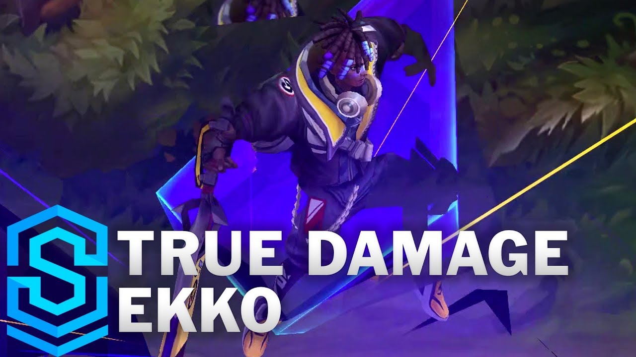 Ekko True Damage Skin - Ekko Static Shock , HD Wallpaper & Backgrounds