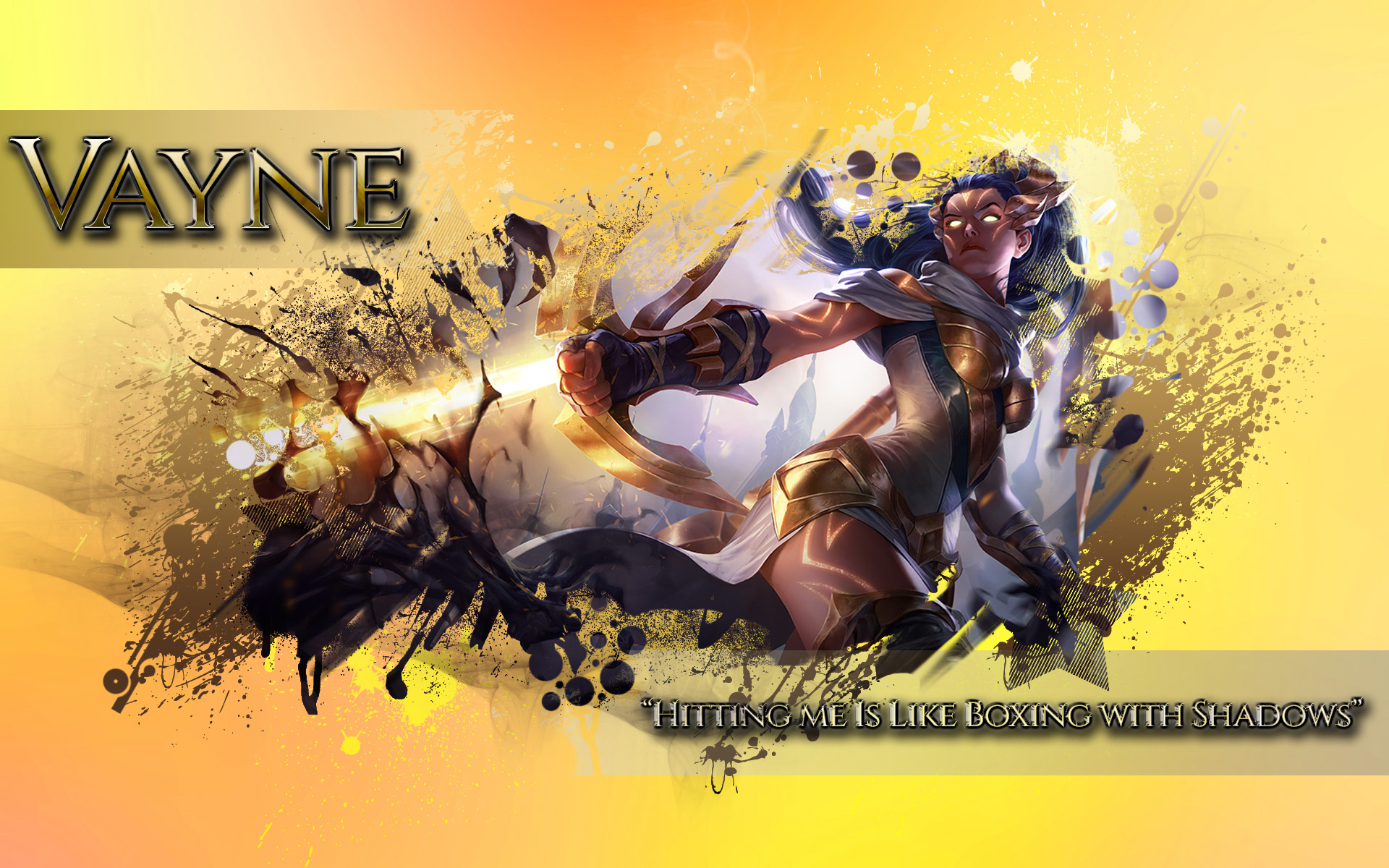 Lol Wallpaper 4k Vayne - League Of Legends Splash Art Vayne , HD Wallpaper & Backgrounds