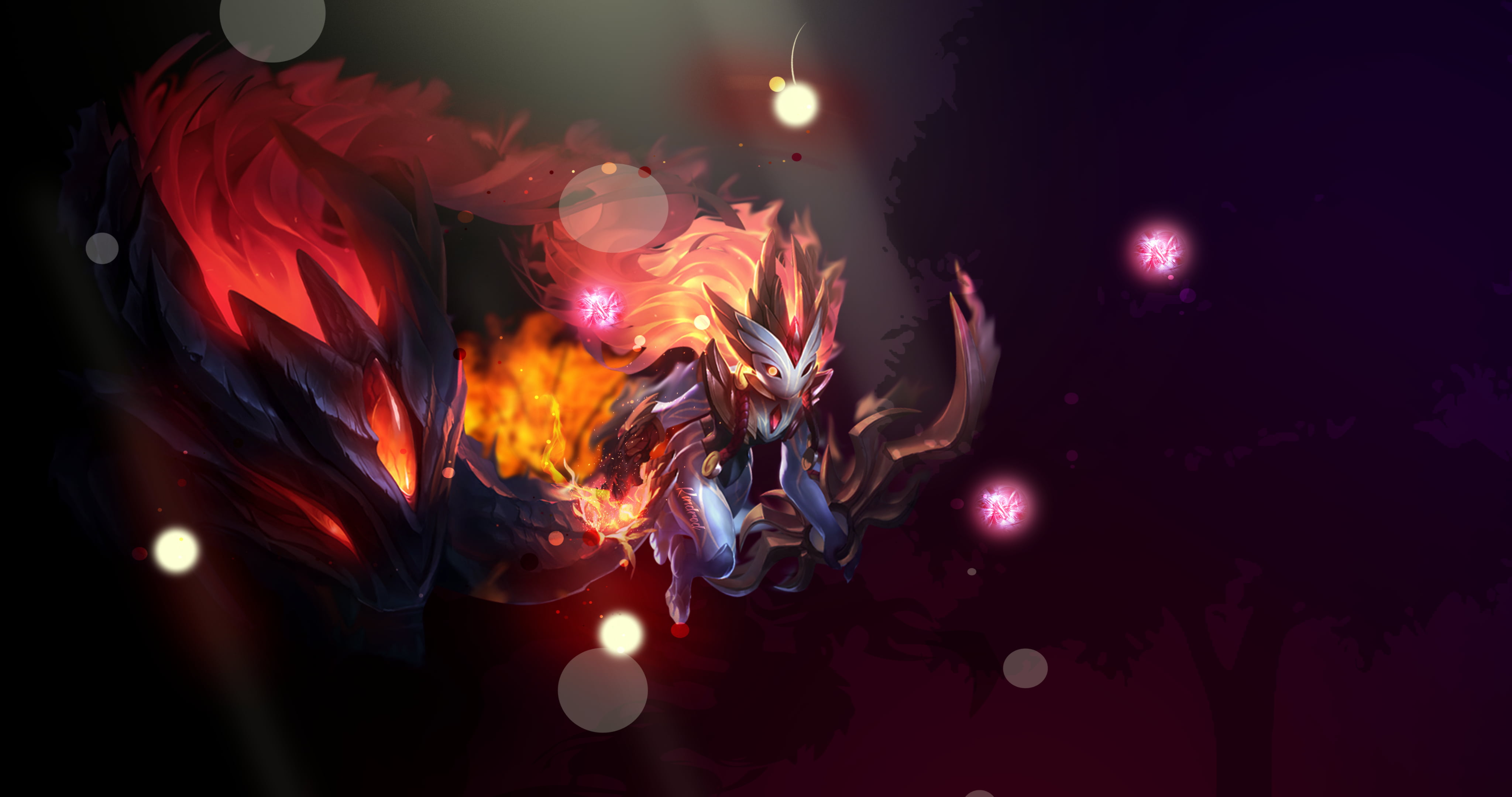 Kindred Shadowfire Png , HD Wallpaper & Backgrounds