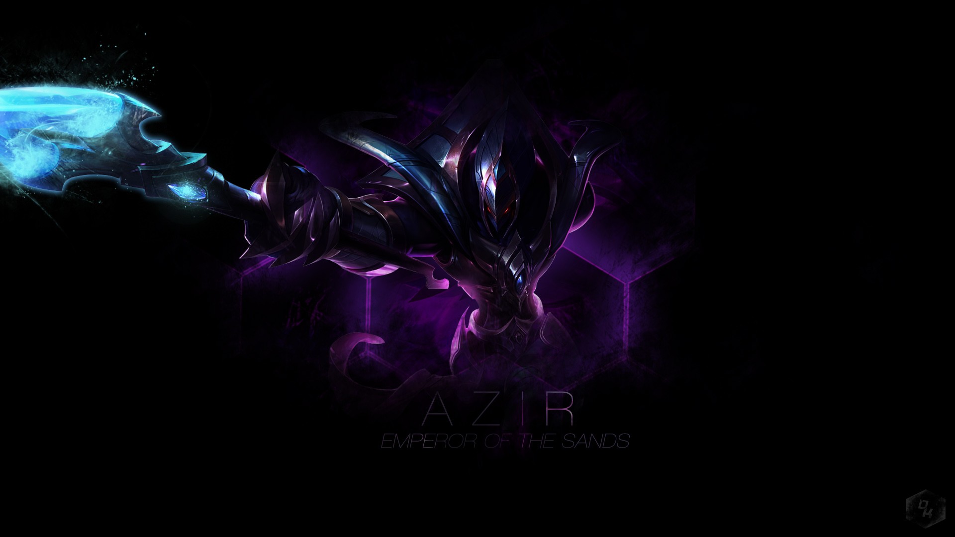 Galactic Azir By Wr-dwyndle Hd Wallpaper Artwork Fan - Darkness , HD Wallpaper & Backgrounds