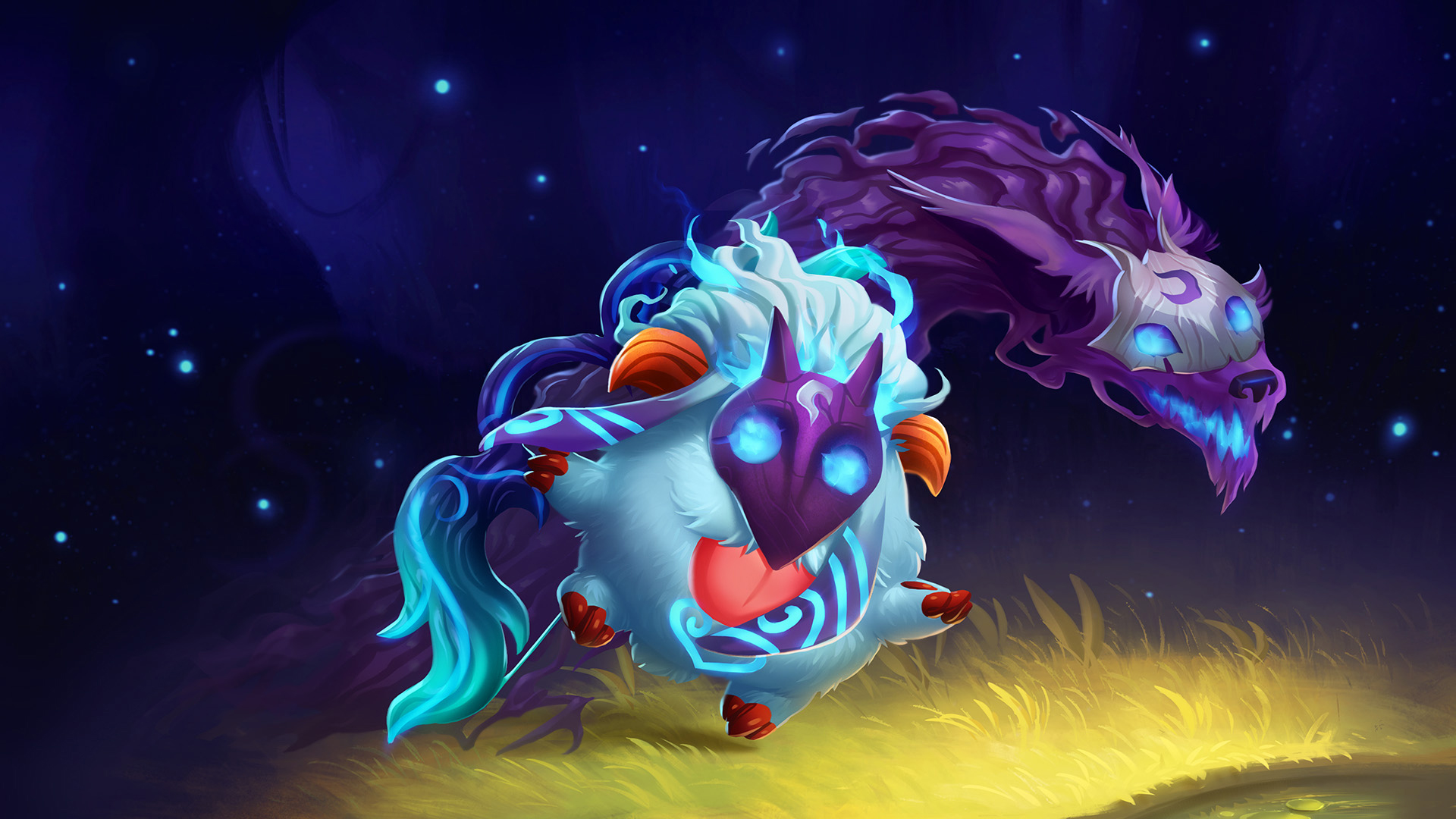Poro Kindred Wallpaper - League Of Legends Kindred Poro , HD Wallpaper & Backgrounds
