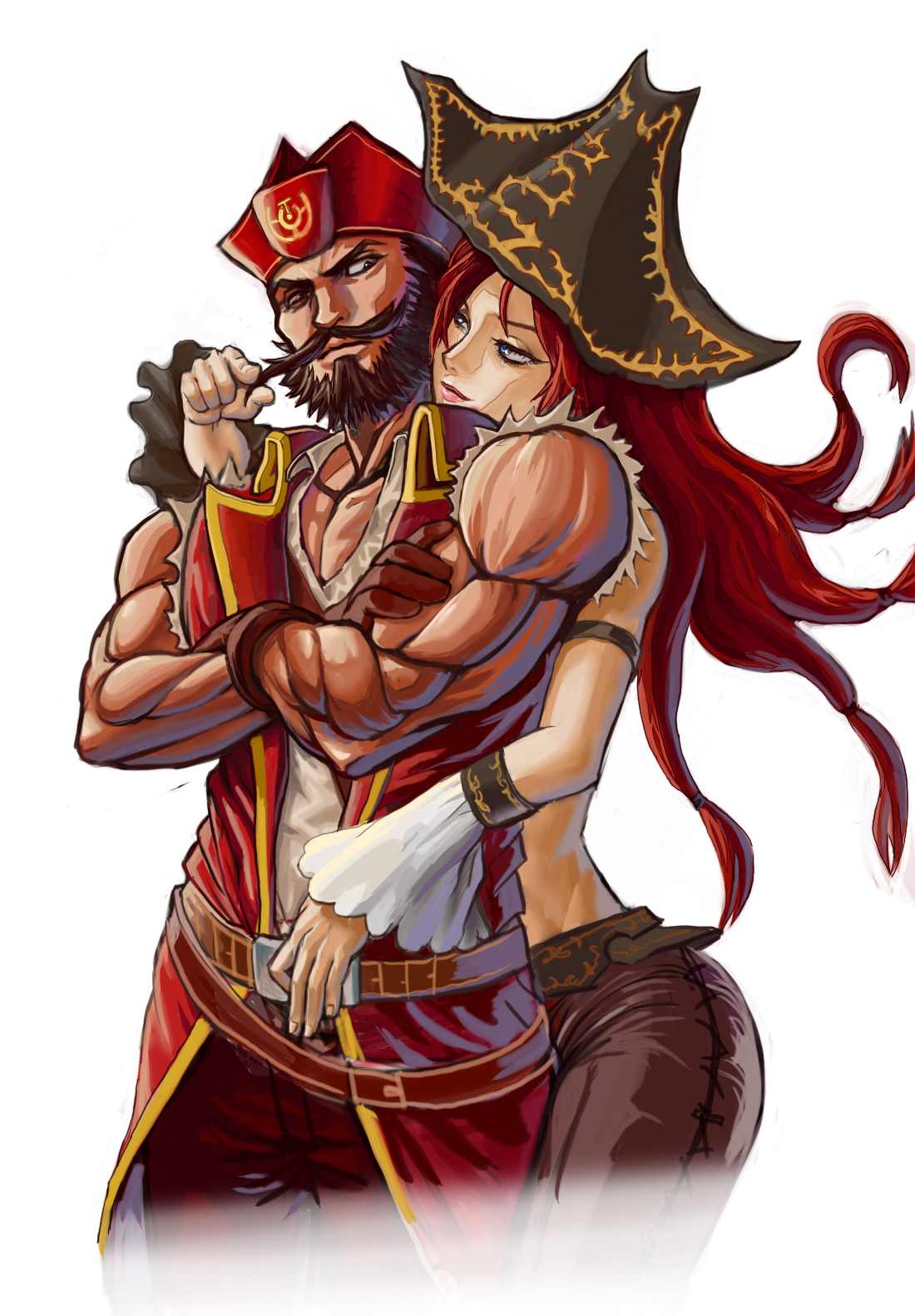 League Of Legends Miss Fortune And Gangplank , HD Wallpaper & Backgrounds