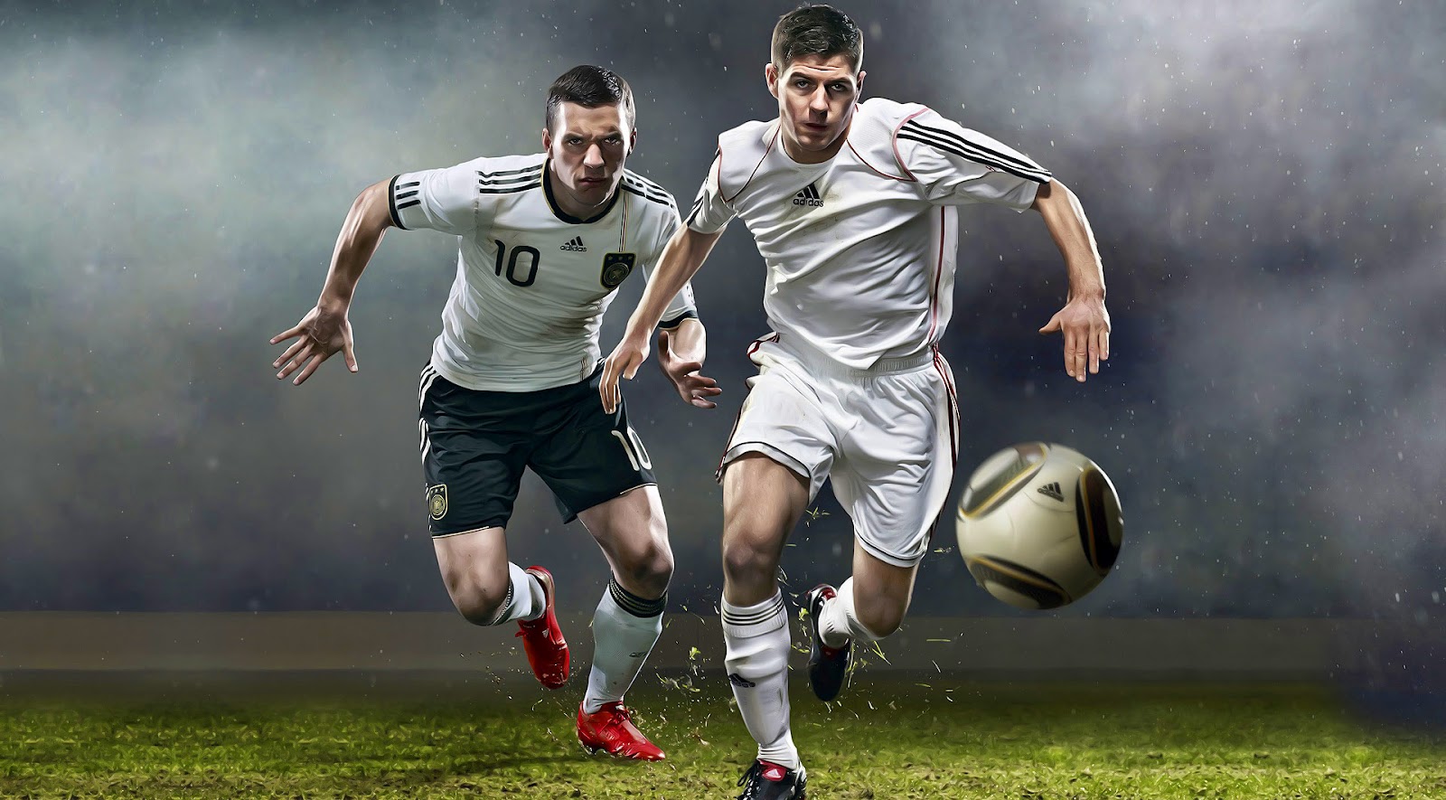 2 Soccer Players , HD Wallpaper & Backgrounds