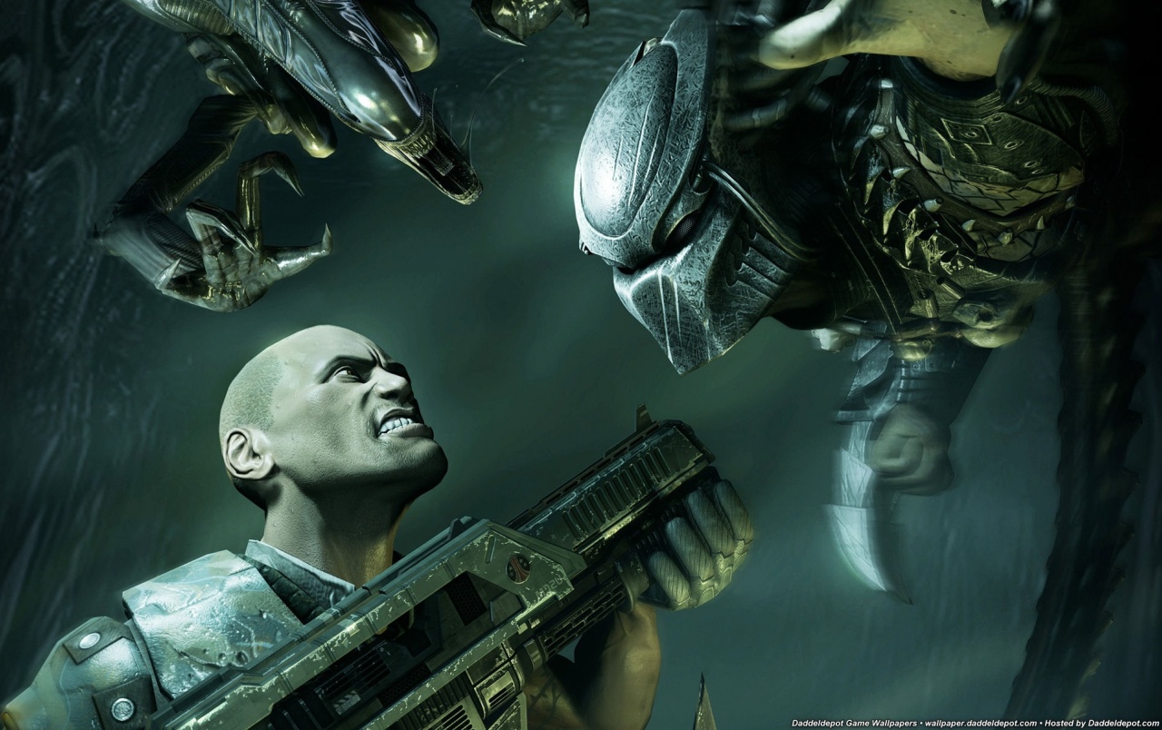 Predator Wallpapers - Aliens Vs Predator , HD Wallpaper & Backgrounds
