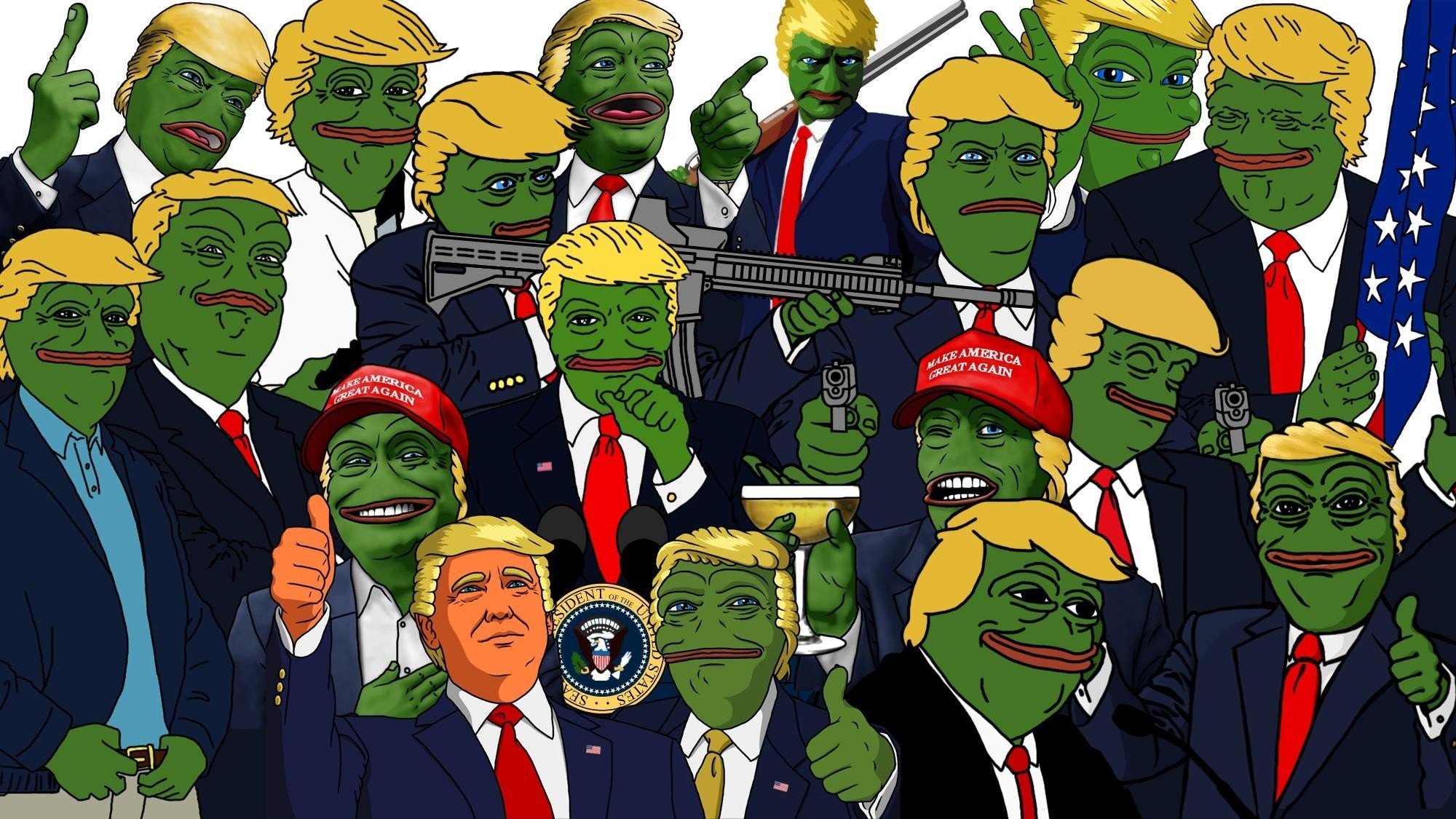 Trump Pepe Memes , HD Wallpaper & Backgrounds