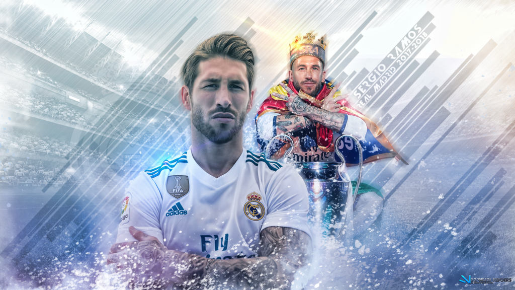 Latest Sergio Ramos Wallpaper Background Image Hd - Real Madrid Sergio Ramos , HD Wallpaper & Backgrounds