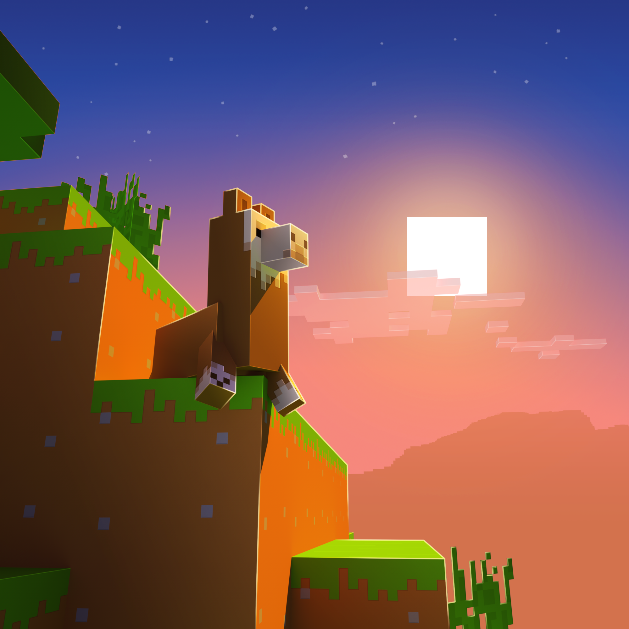 Baby Llama Minecraft - Minecraft Llama , HD Wallpaper & Backgrounds