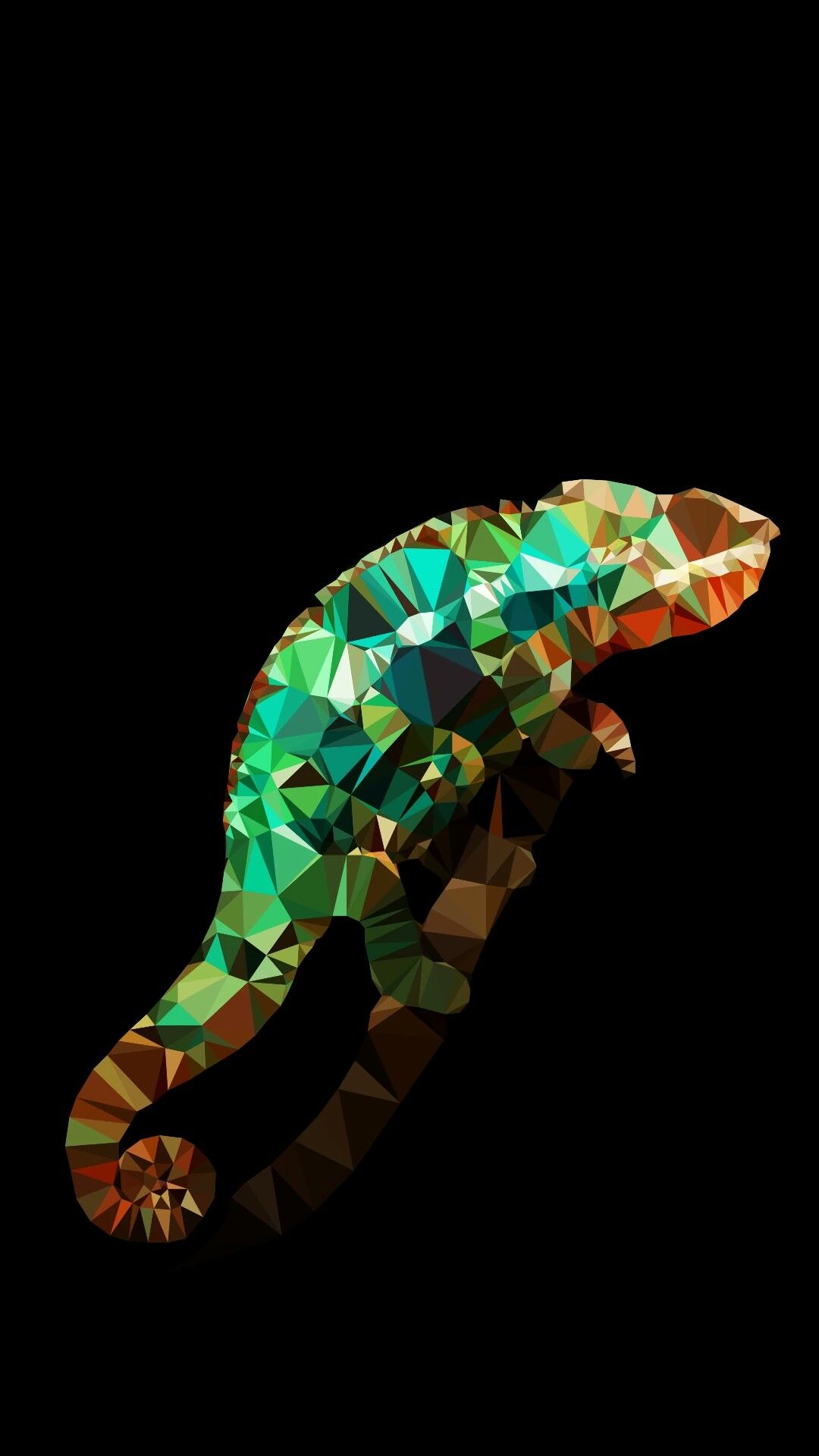 Chameleon Phone Background - Chameleon Wallpaper Iphone , HD Wallpaper & Backgrounds