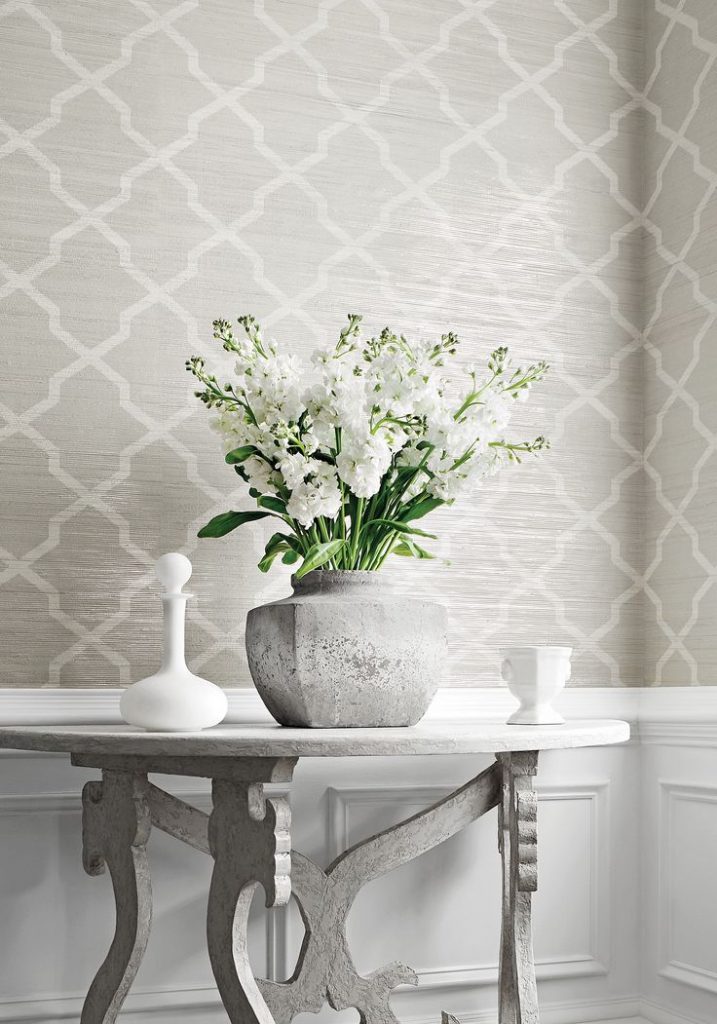 Best Living Room Wallpaper Ideas On Pinterest Wallpaper - Trellis Cream And White , HD Wallpaper & Backgrounds