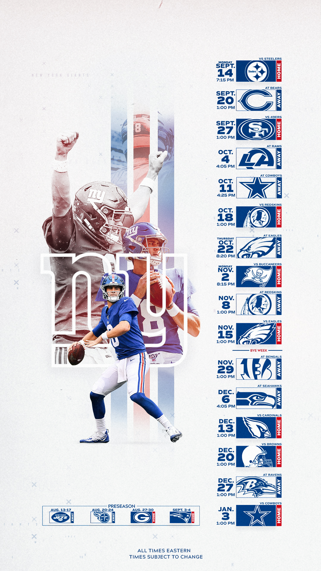 Ny Giants Schedule 2020 , HD Wallpaper & Backgrounds