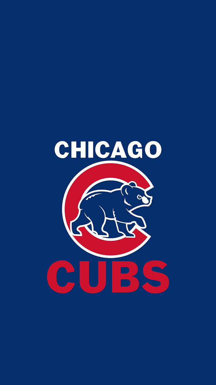 Chicago Cubs Logo Wallpaper Iphone , HD Wallpaper & Backgrounds