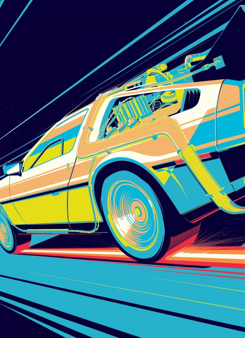Back To The Future Car Wallpaper Phone , HD Wallpaper & Backgrounds