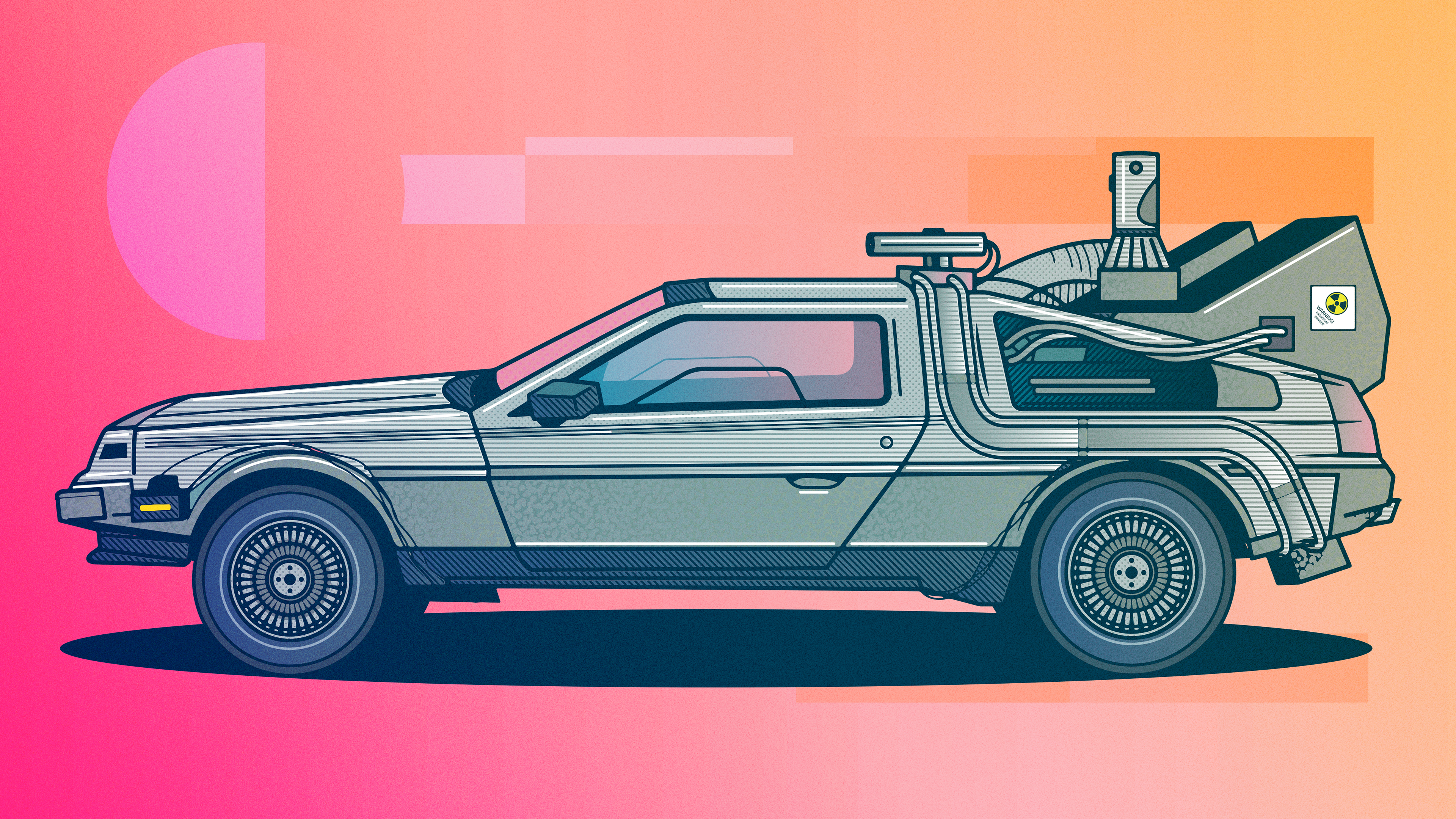 Back To The Future Wallpaper - Delorean Dmc-12 , HD Wallpaper & Backgrounds