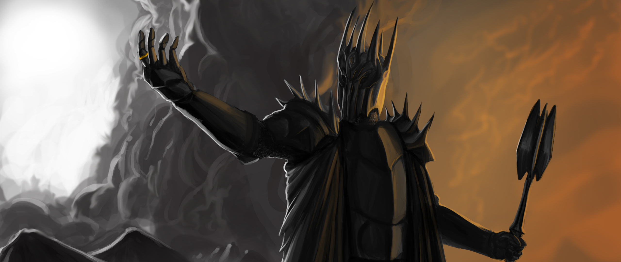Dark Lord Sauron , HD Wallpaper & Backgrounds