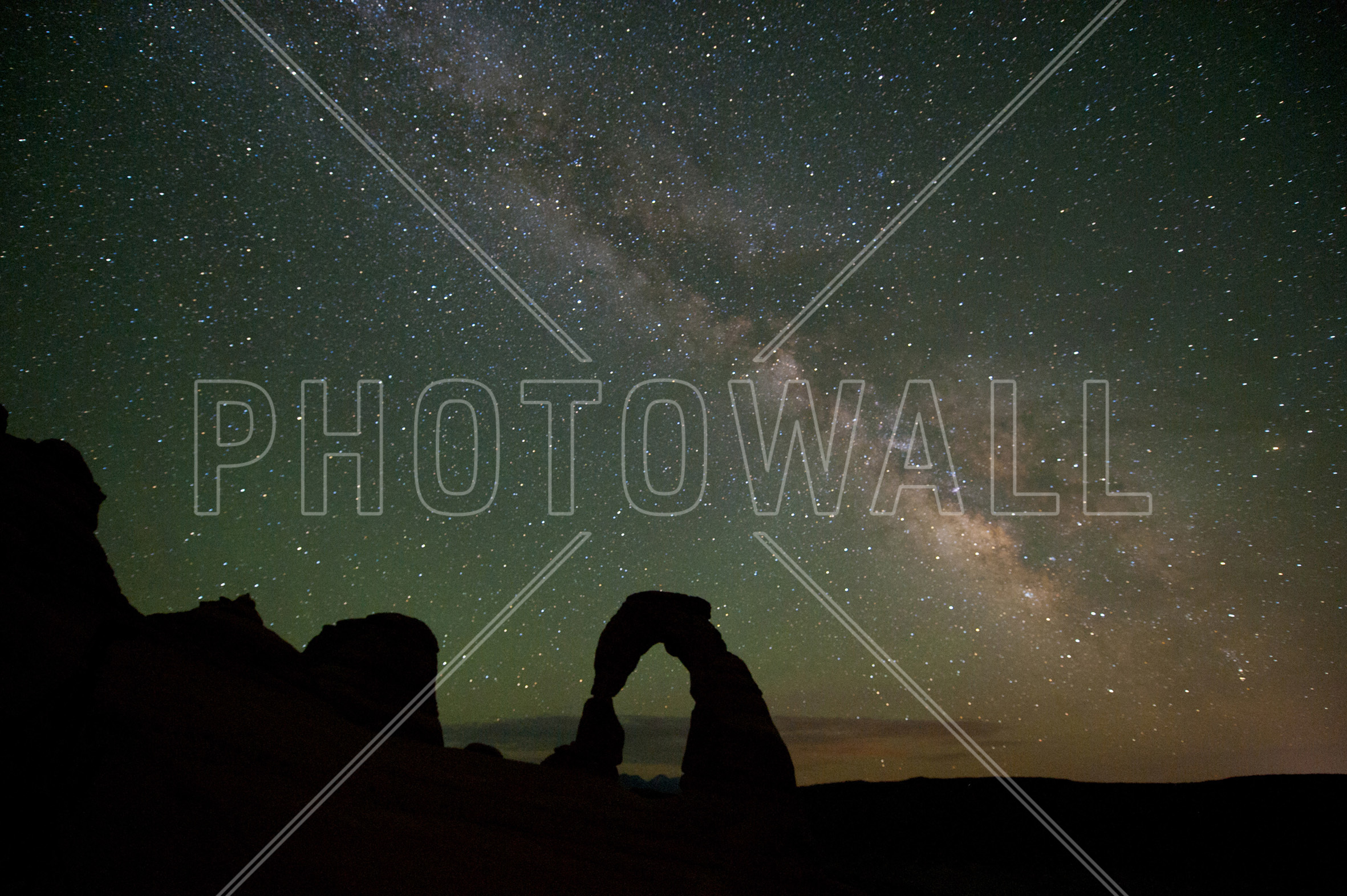 Stone Arch And The Milky Way - Star , HD Wallpaper & Backgrounds