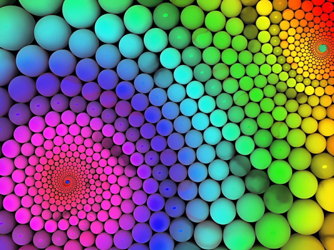 Wallpaper Balls, Colorful, Bright, Rotating - Bright Colorful Backgrounds , HD Wallpaper & Backgrounds