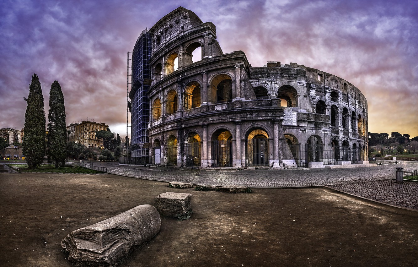 Photo Wallpaper Roma, Coliseo, Vatican City - Colosseum , HD Wallpaper & Backgrounds