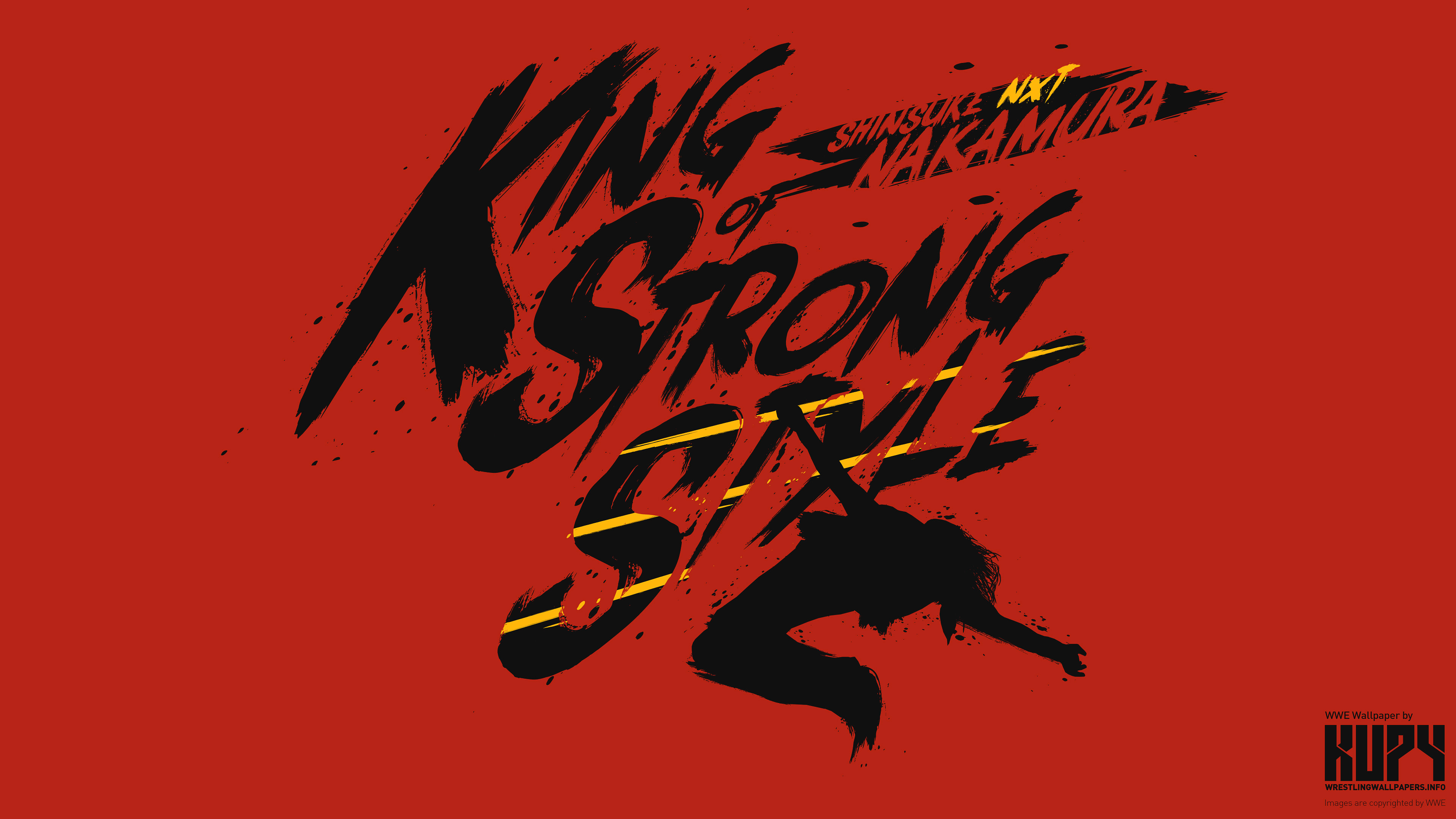 New Shinsuke Nakamura King Of Strong Style Wallpaper - Wwe Shinsuke Nakamura Logo , HD Wallpaper & Backgrounds