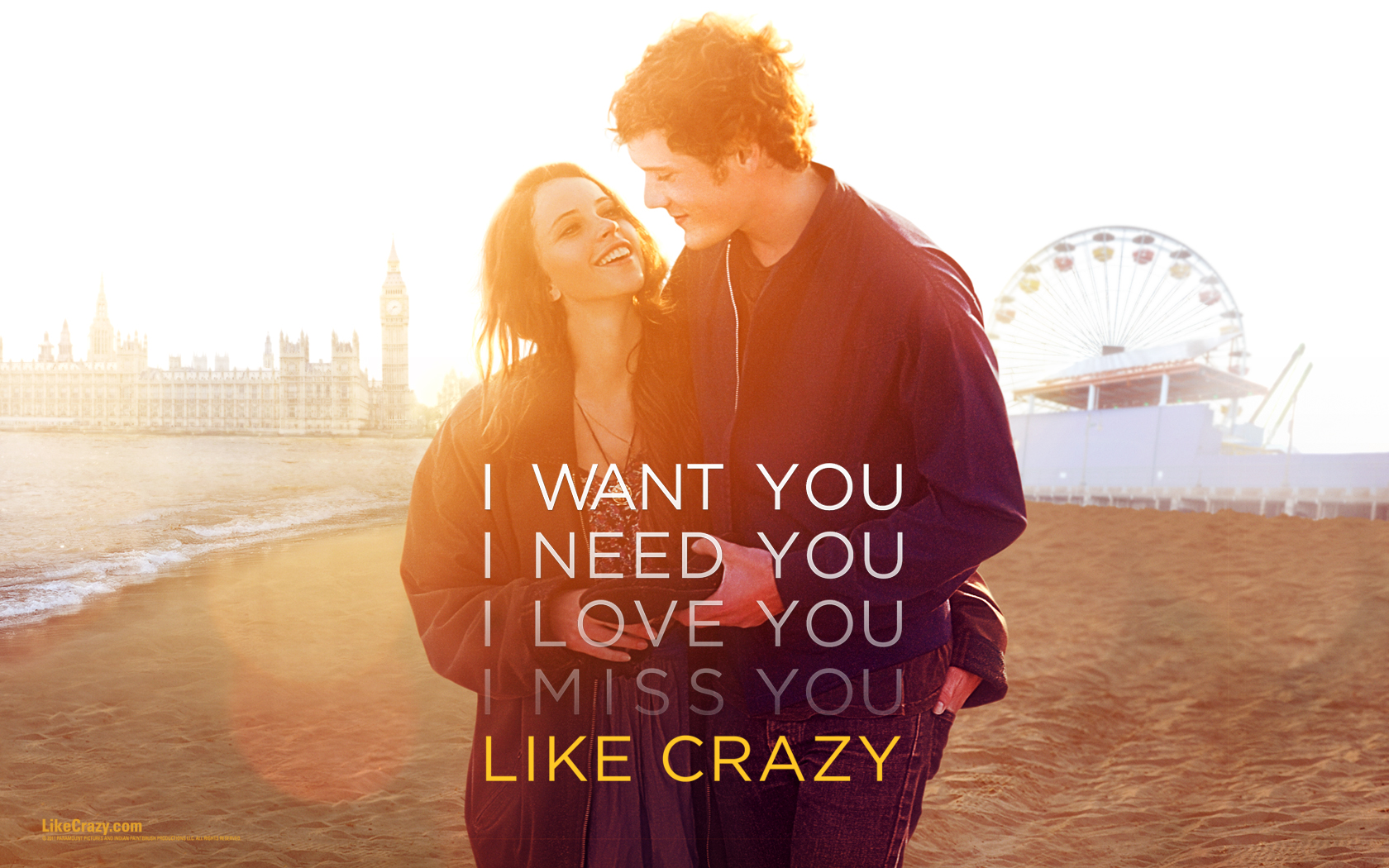 Like Crazy Movie Wallpapers - Like Crazy 2011 Poster , HD Wallpaper & Backgrounds